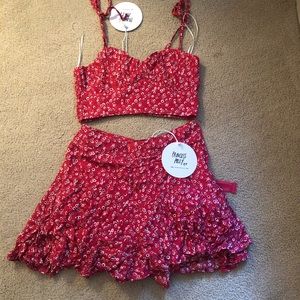 Brand new Princess Polly skort set